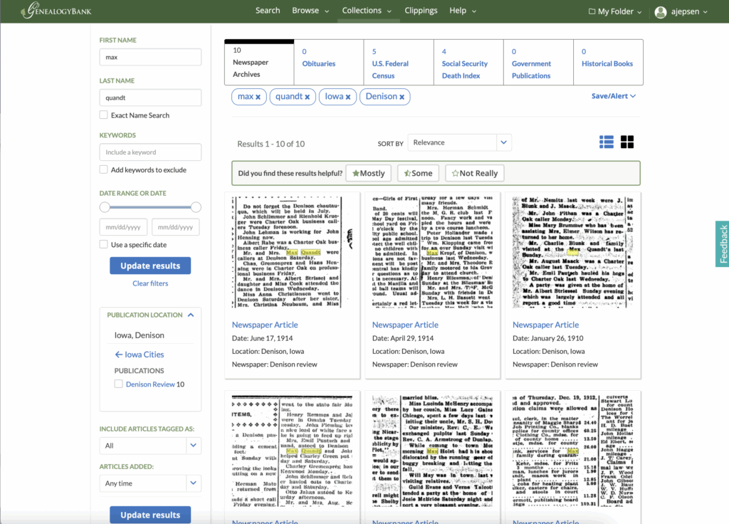 GenealogyBank Obituaries and Newspapers
